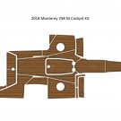 2018 Monterey 258 SS Cockpit Pad Boat EVA Foam Faux Teak Deck Floor Mat Flooring