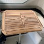 Boat Rectangular Teak Table Top Star Inlay Square Corner 4 Sizes Marine Yacht RV