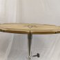 Boat Ellipse Teak Table Top Star Inlay 440x580/600x800mm Marine Yacht Caravan RV