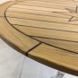 Boat Ellipse Teak Table Top Star Inlay 440x580/600x800mm Marine Yacht Caravan RV