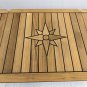 Boat Folding Teak Table Top Sideways Two Wings 3 Sizes Marine Boat Caravan RV