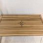 Boat Folding Teak Table Top 340/680x1250mm 13.4/36.8x49.2 Inch Marine Yacht RV