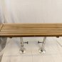 Boat Folding Teak Table Top 340/680x1250mm 13.4/36.8x49.2 Inch Marine Yacht RV