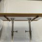 Boat Folding Teak Table Top 340/680x1250mm 13.4/36.8x49.2 Inch Marine Yacht RV