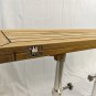 Boat Folding Teak Table Top 340/680x1250mm 13.4/36.8x49.2 Inch Marine Yacht RV