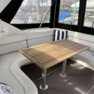 Boat Folding Teak Table Top 450/900x1250mm 17.7/35.4x49.2 Inch Marine Yacht RV