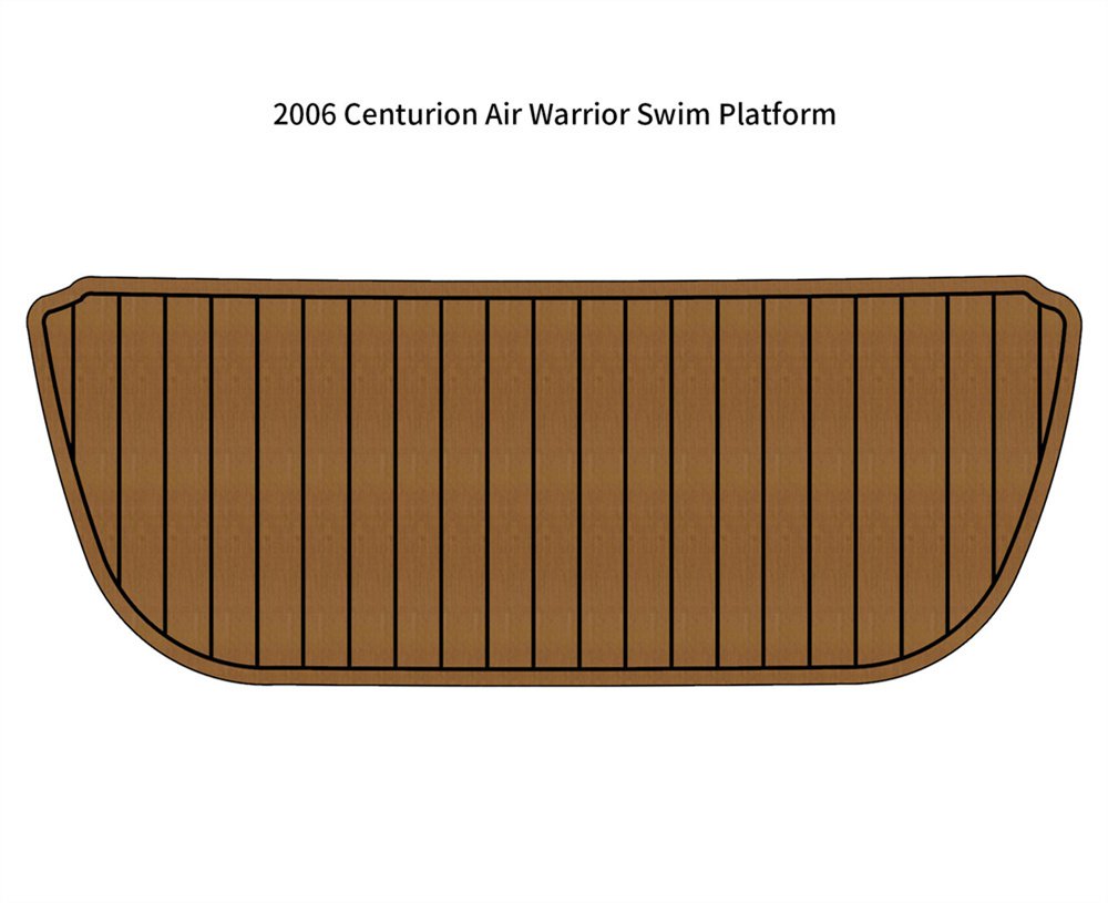 2006 Centurion Air Warrior Swim Platform Pad Boat EVA Foam Teak Deck Floor Mat