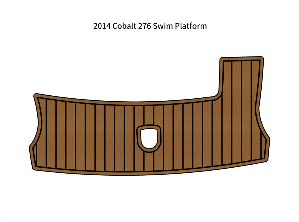 2014 Cobalt 276 Swim Platform Step Pad Boat EVA Foam Faux Teak Deck Flooring Mat