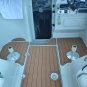 2005 Crownline 275 CCR Swim Platform Cockpit Boat EVA Foam Teak Deck Floor Pad