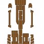 2016 Caliber 1 265 Silver Bullet Swim Platform Cockpit Pad Boat EVA Teak Floor Mat