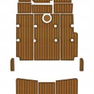 2000 Powerquest 340 Vyper Swim Platform Cockpit Pad Boat EVA Teak Deck Faux Foam Floor Mat