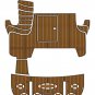2002 Sea Ray 480 Swim Platform Cockpit Pad Boat EVA Foam Faux Teak Floor Mat