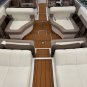 2009 Cobalt 296 Swim Platform Cockpit Pad Boat EVA Foam Faux Teak Deck Flooring Mat