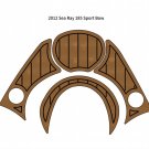 2012 Sea Ray 185 Sport Bow Pad Boat EVA Foam Faux Teak Deck Floor Mat Flooring