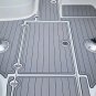 2008 Azure 298 Swim Platform Cockpit Pad Boat EVA Foam Faux Teak Deck Floor Mat
