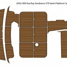 1994-1999 Sea Ray Sundancer 370 Swim Platform Cockpit Pad Boat EVA Teak Floor