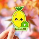 Lemon Aid Laptop Stickers, Vinyl Stickers, Aesthetic stickers, car decal, water bottle sticker