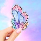 Crystal Laptop Stickers, Vinyl Stickers, Aesthetic stickers, car decal, water bottle sticker