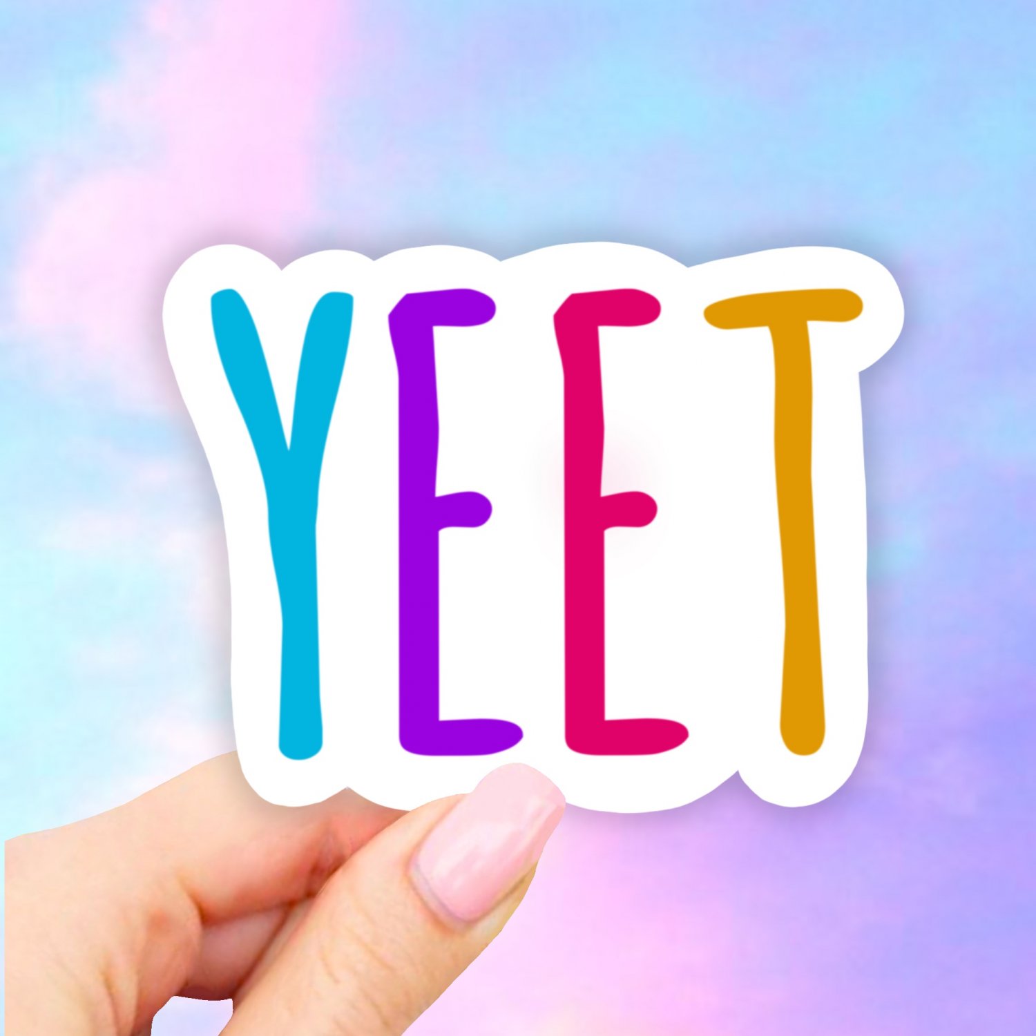 YEET Laptop Stickers, Vinyl Stickers, Aesthetic stickers, car decal ...