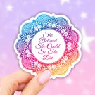 Daisy Laptop Stickers, Vinyl Stickers, Aesthetic stickers, water bottle sticker