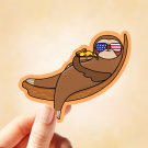 Sloth Laptop Stickers, Vinyl Stickers, Aesthetic stickers, water bottle sticker