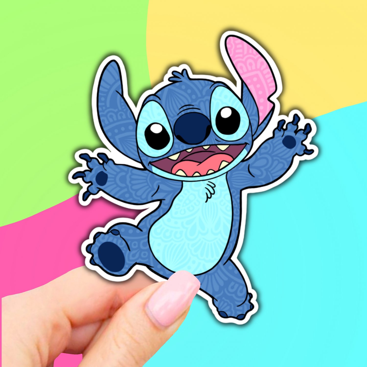 Lilo and stitch Stickers, Vinyl Stickers, Aesthetic stickers, car decal,  water bottle sticker