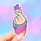 K Pop Love Laptop Stickers, Vinyl, Aesthetic stickers, car decal sticker, water bottle sticker