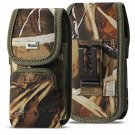 Military Grade Cell Phone Case, Camo Case w/Storage Pocket Belt Clip Compatible