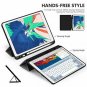 iPad aiAir 2019 Case Smart Cover PU Leather Slim Viewing Typing Angles Grey