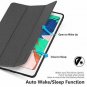 iPad aiAir 2019 Case Smart Cover PU Leather Slim Viewing Typing Angles Grey