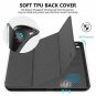 iPad aiAir 2019 Case Smart Cover PU Leather Slim Viewing Typing Angles Grey