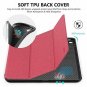 iPad Air 2019 Case PU Leather Slim Viewing Typing Angles Stand Case Crayon Red