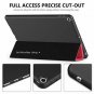 iPad Air 2019 Case PU Leather Slim Viewing Typing Angles Stand Case Crayon Red