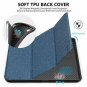 iPad Air 2019 Case Slim Trifold Stand PU Leather Cover Pencil Holde Yale Blue