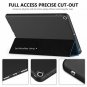 iPad Air 2019 Case Slim Trifold Stand PU Leather Cover Pencil Holde Yale Blue