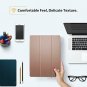 iPad Air 2019 Case Ultra Slim Tri-Fold Shell Case Cover Pencil Holder Rose-gold