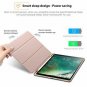 iPad Air 2019 Case Ultra Slim Tri-Fold Shell Case Cover Pencil Holder Rose-gold