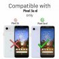 Google Pixel 3a XL Screen Protector 2 Pack Full Glue Tempered Glass Film