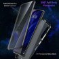 Huawei P30 Case 360° Full Body Cover Touchable Strong HD Tempered Glas Black&Red