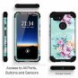 Google Pixel 3 XL case Unique Hybrid Three Layer Heavy Duty Released Peonies