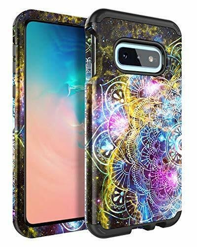 Galaxy S10e Case Stars Space Nebula 3 in 1 Hybrid Hard PC & Soft TPU Heavy Duty