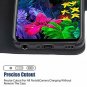 LG G8 ThinQ Case PU Leather Wallet Stand Feature Credit Cards Pocket - Black