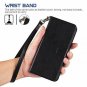 LG G8 ThinQ Case PU Leather Wallet Stand Feature Credit Cards Pocket - Black