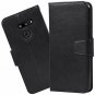 LG G8 ThinQ Case PU Leather Wallet Stand Feature Credit Cards Pocket - Black