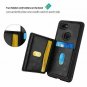 Google Pixel 3 XL Wallet Case Slim Kickstand Leather Hybrid Protective Black