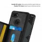 Google Pixel 3 XL Wallet Case Slim Kickstand Leather Hybrid Protective Black