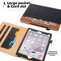 IPad Air 2019 Case Leather 360 Rotating Multi-Angle Auto Sleep Wake Black Brown