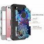 iPhone 5 5S SE Case Floral Three Layer Heavy Duty Hybrid Sturdy Armor Mandala