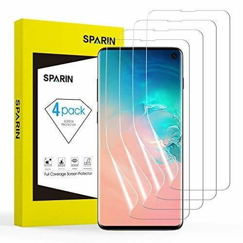 S10 Screen Pretector Full Coverage TPU Edge to Edge Protection No Bubbles