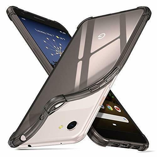 Google Pixel 3a XL Case Crystal Clear Slim Protective Ligthweigth Cloudy Black